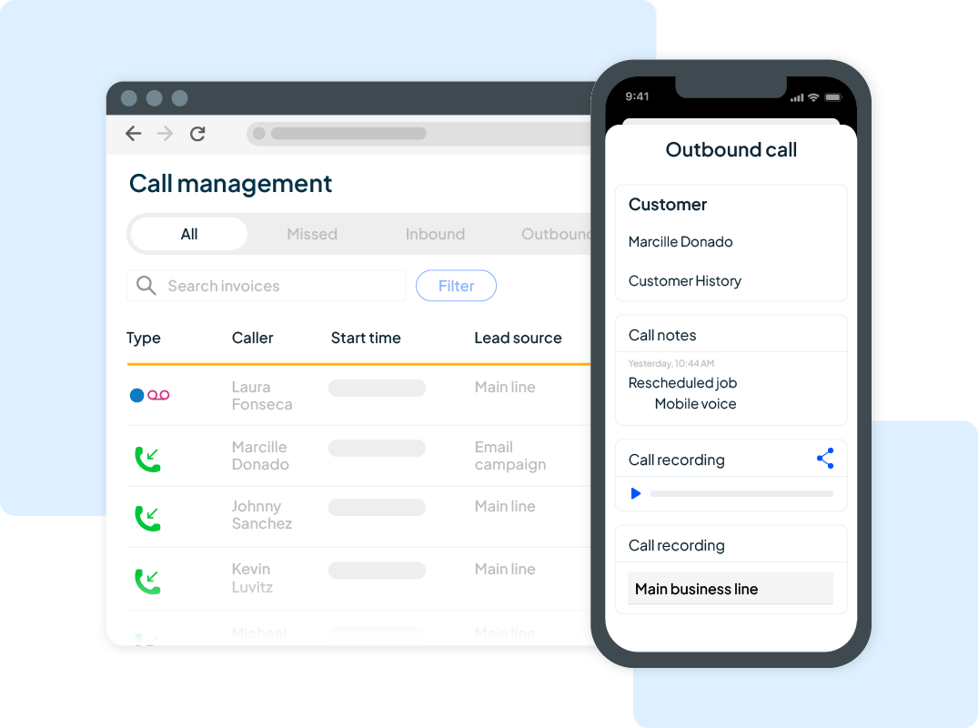 - Housecall Pro Housecall Pros call management dashboard